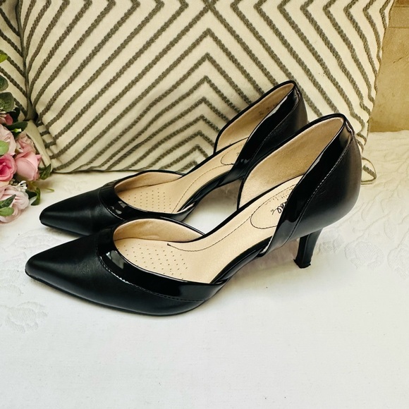 Escarpins Life Stride En Tissu Multicolore - Taille 8.5 US - Talon Kitten 2.5 Pouces - Occasion Excellent état